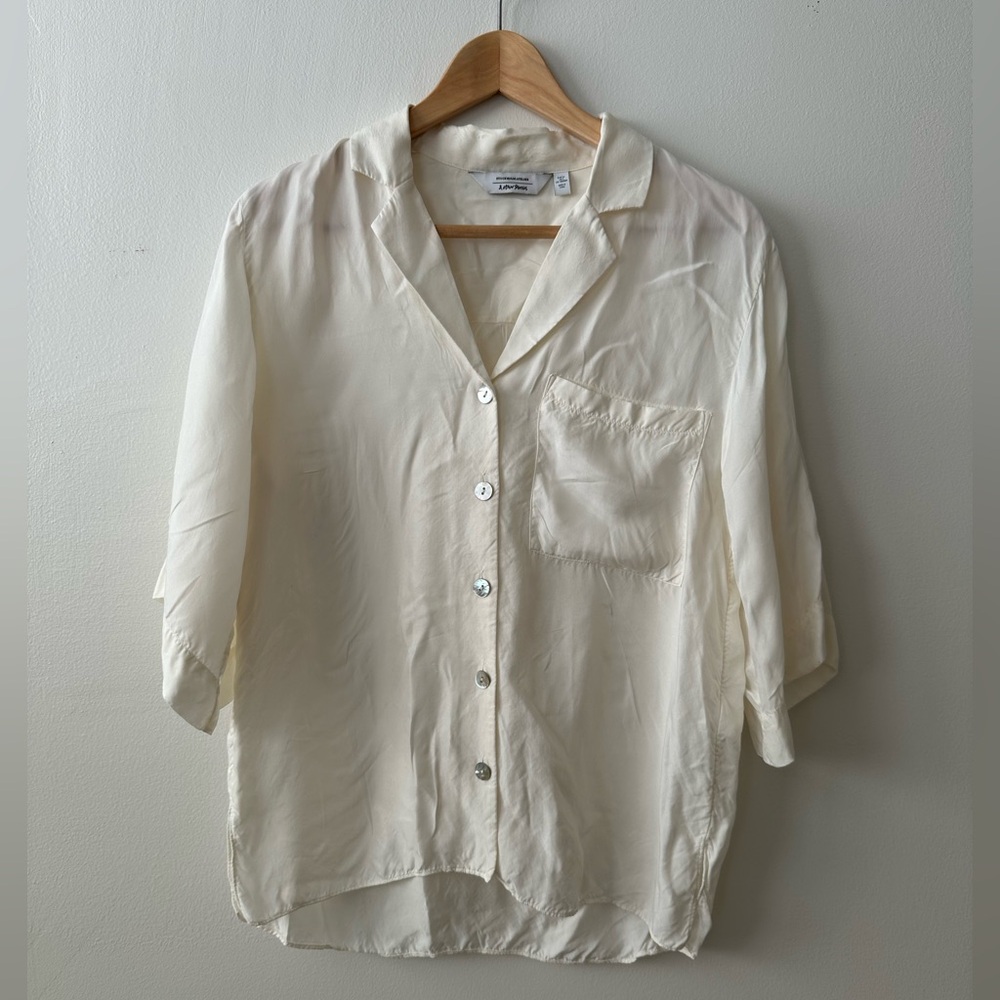 & other stories short sleeve camper shirt